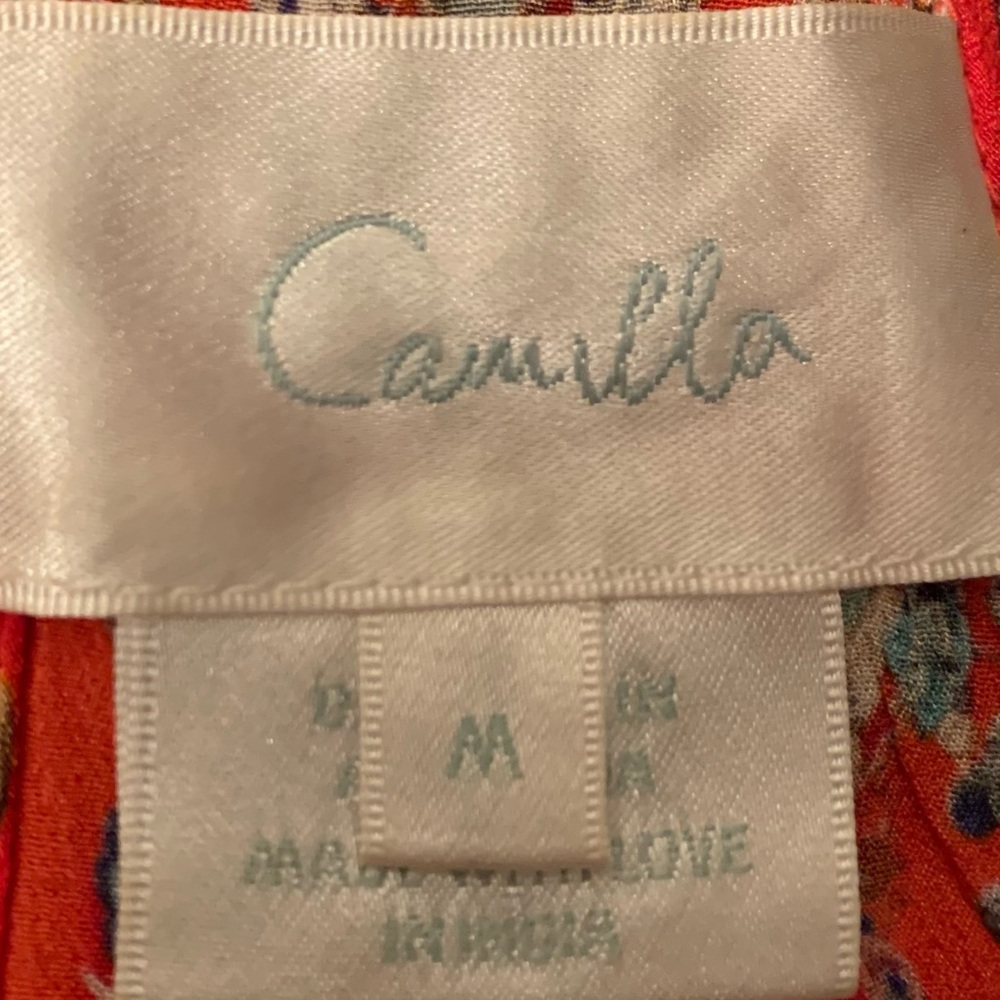 Camille T Back Chrystal beaded  SILK  tank - Picture 9 of 13